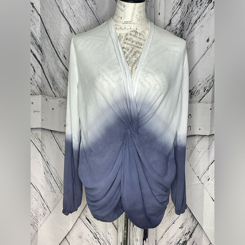 Pomesa Ombré Crossover Blouse M